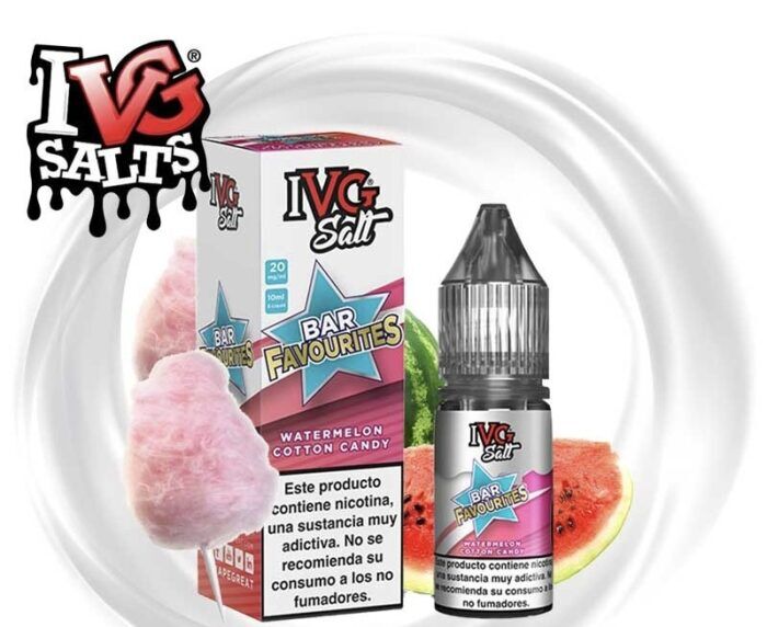 Ivg watermelon cotton candy | 35mg salt likit | premium likit, salt likit, puff likit