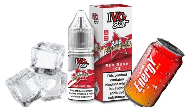 Ivg red rush ice | 35mg salt likit | premium likit, salt likit, puff likit