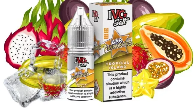 Ivg tropical island 10ml | 35mg salt likit | premium likit, salt likit, puff likit