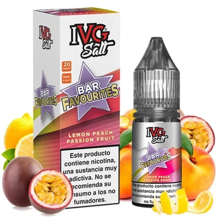 Ivg lemon peach passion 10ml | 35mg salt likit | premium likit, salt likit, puff likit