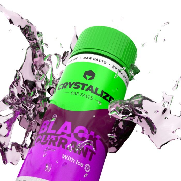 Crystalize bar - blackcurrant ice 10ml | 35mg salt | premium likit, salt likit, puff likit