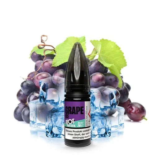 Grape ice xl 10ml | 20mg salt likit - riot bar edtn | premium likit, salt likit, puff likit