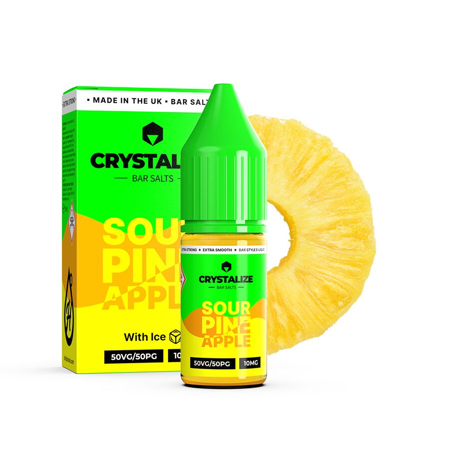 Img_9688 Crystalize bar - pineapple sour ice 10ml | 35mg salt - görsel 1