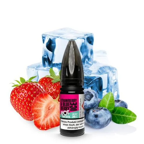 Strawberry blueberry ice 10ml | 20mg salt likit - riot bar edtn - görsel 1