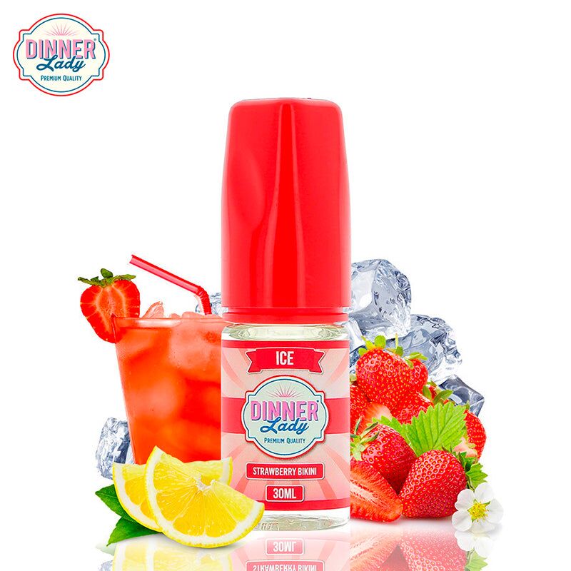 Dinner lady - strawberry bikini 30ml aroma - görsel 1