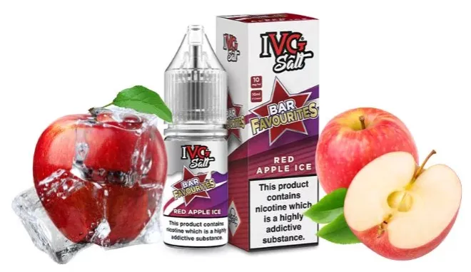 Ivg  red apple ice 10ml | 35mg salt likit - görsel 1