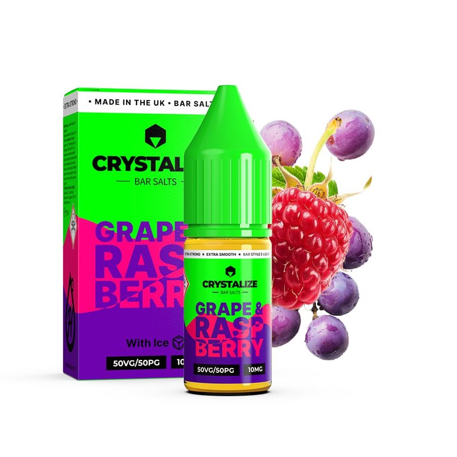 Crystalize bar - grape raspberry 10ml | 35mg salt - görsel 1