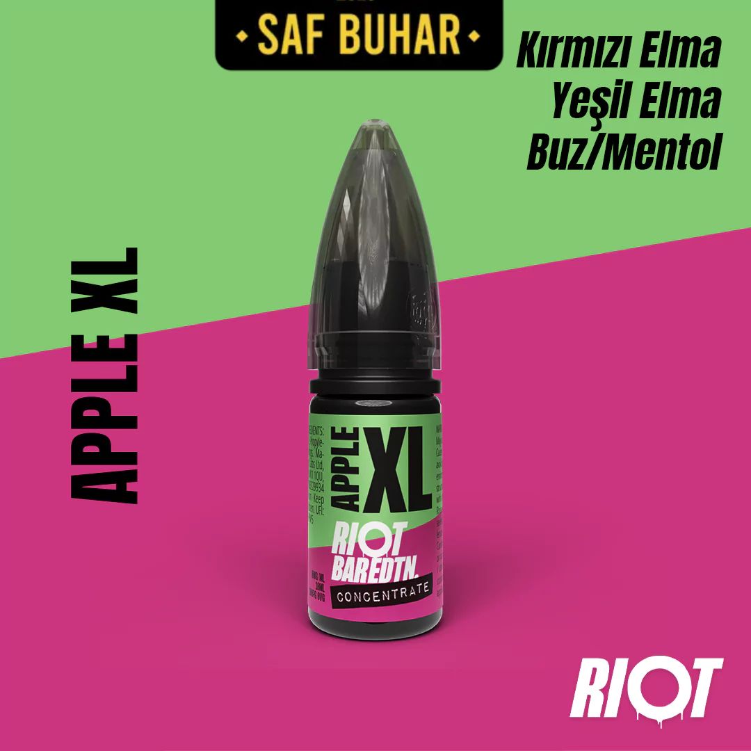 Riot bar edtn apple xl 10ml konsantre aroma - görsel 1