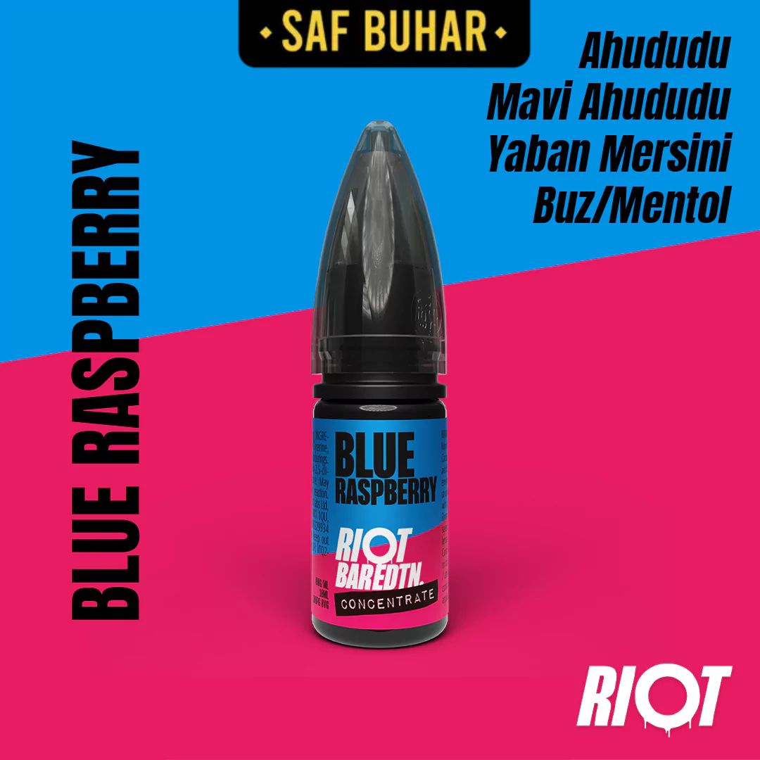 Untitled design Riot bar edtn blue raspberry 10ml konsantre aroma - görsel 1