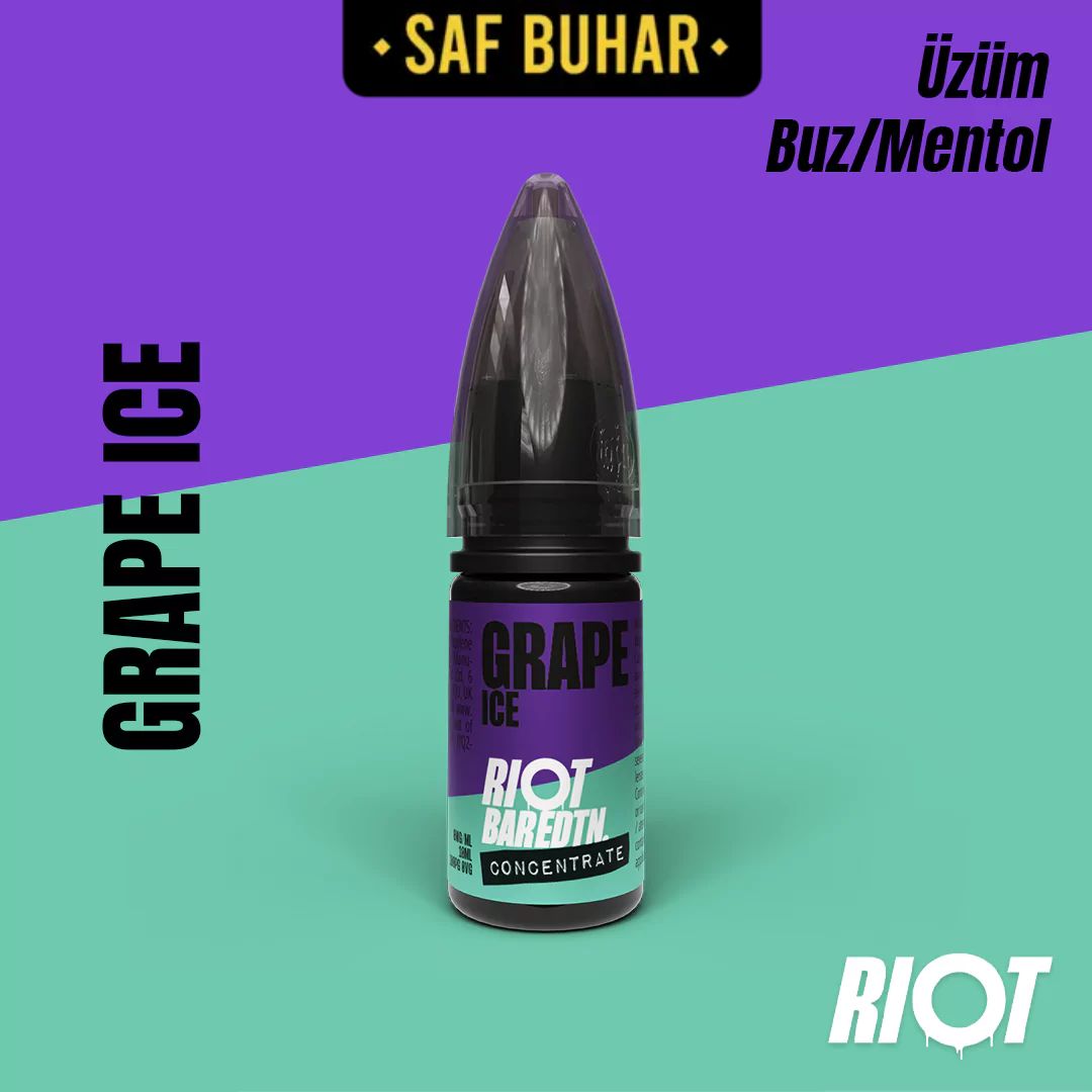 Untitled design Riot bar edtn blueberry grape ice 10ml konsantre aroma - görsel 1